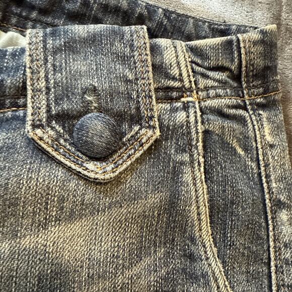 Women's 7 For All Mankind DOJO Blue Jean Capri's Size 27 Made In USA Med Wash - Picture 7 of 13